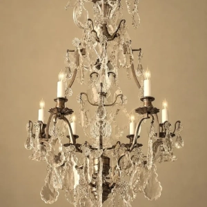 A stunning Louis XVI style chandelier with 4 lights