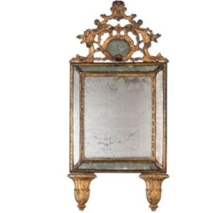 18th century mecca gilded Italian mirror