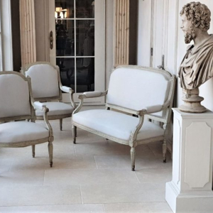LOUIS XVI SOFA AND CHAIRS